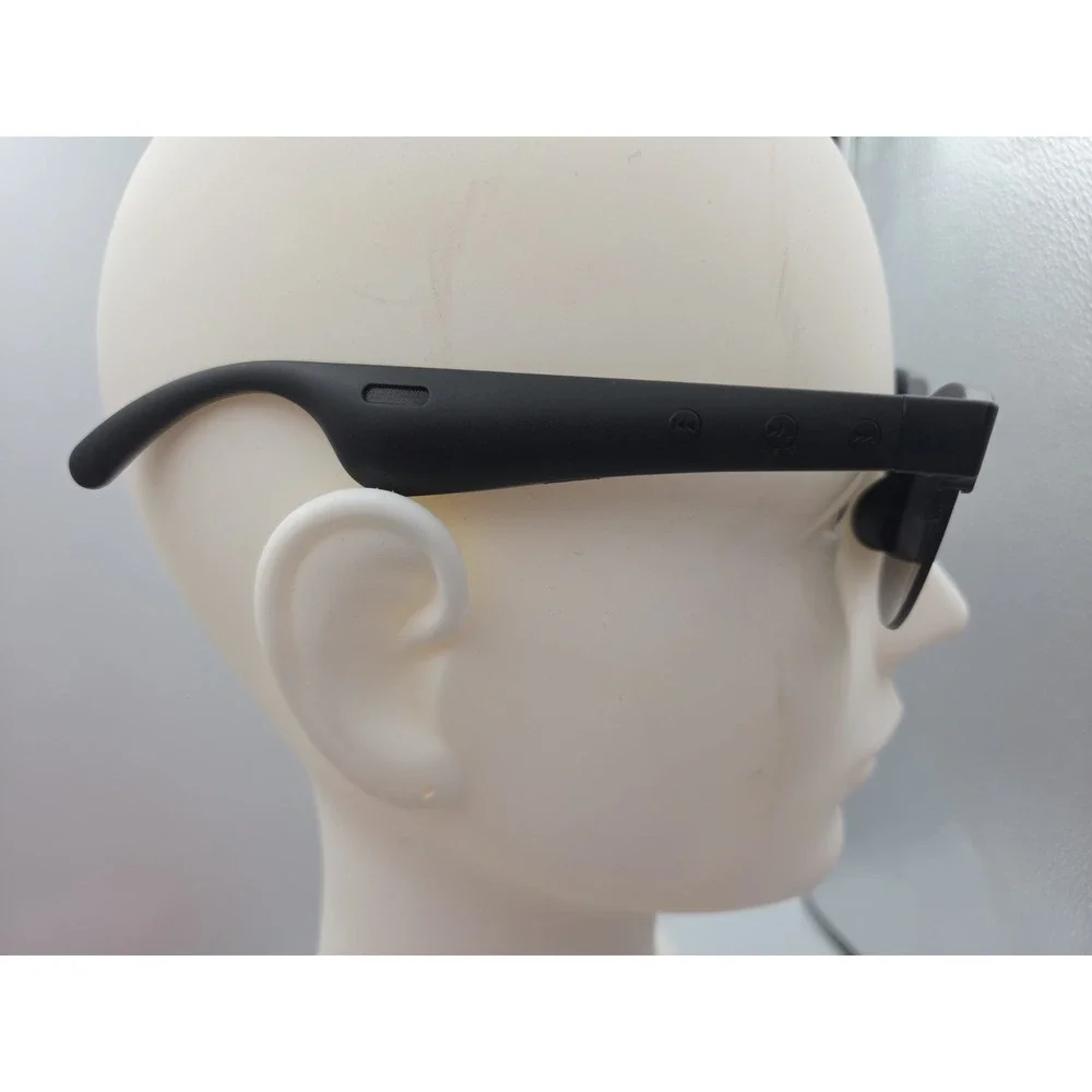 MG100 Smart Audio Sunglasses Open-Ear w/ Speaker Mic, Rechargeable, Gray Lens